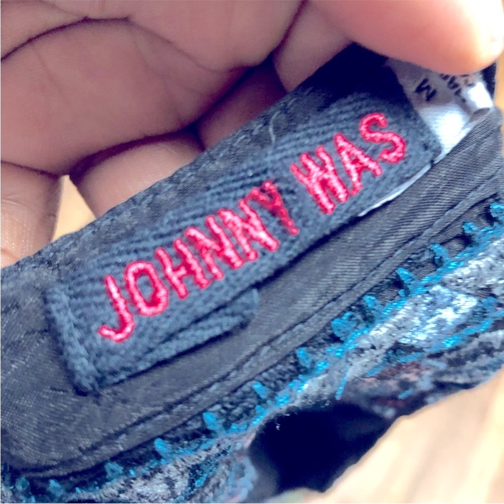 Johnny wass red Black Women's Top - Picture 8 of 9